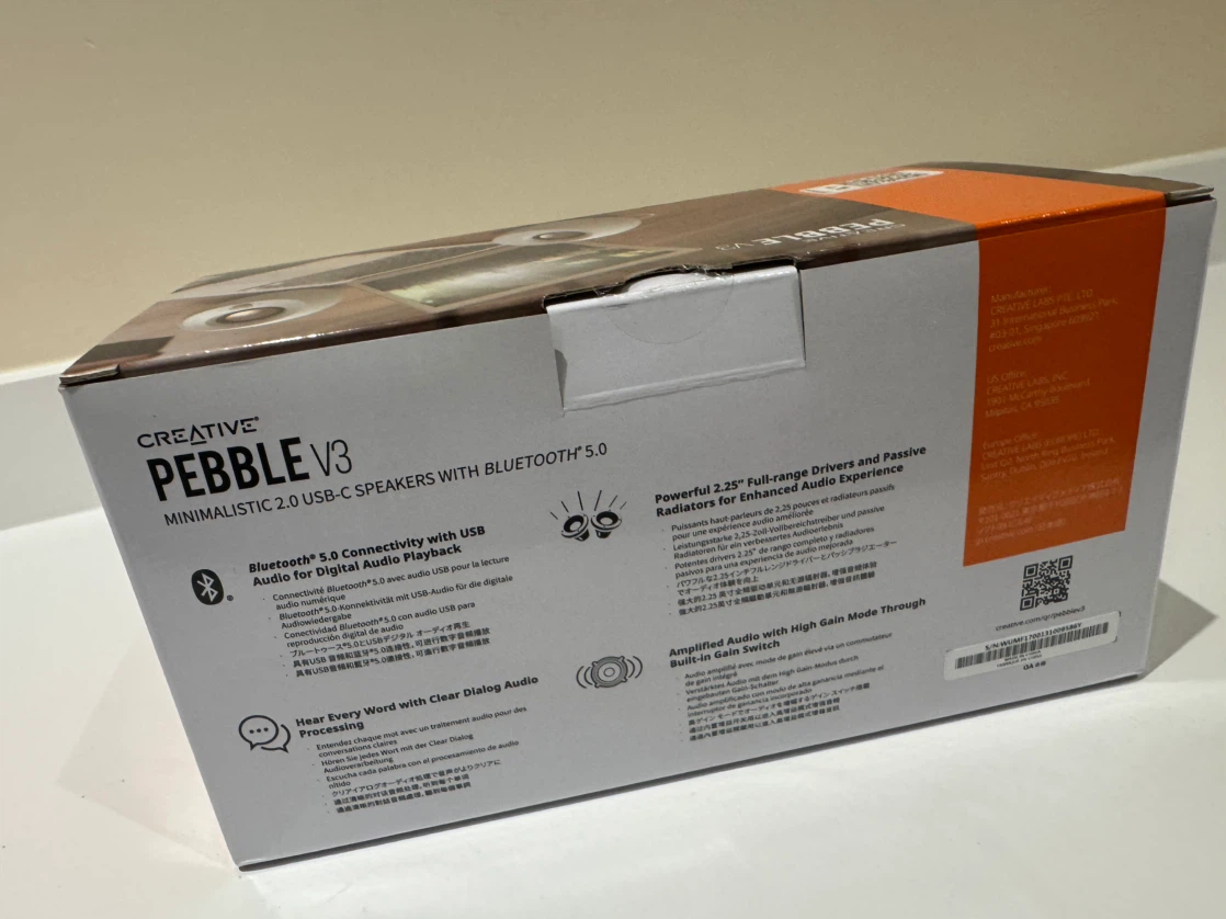 Creative Pebble v3 desktop speakers - photo 2