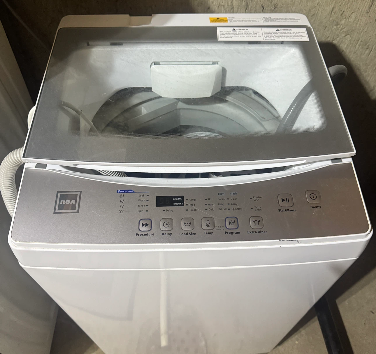 Portable Washer RPW160-C RCA 1.6 Cu. Ft. - photo 2
