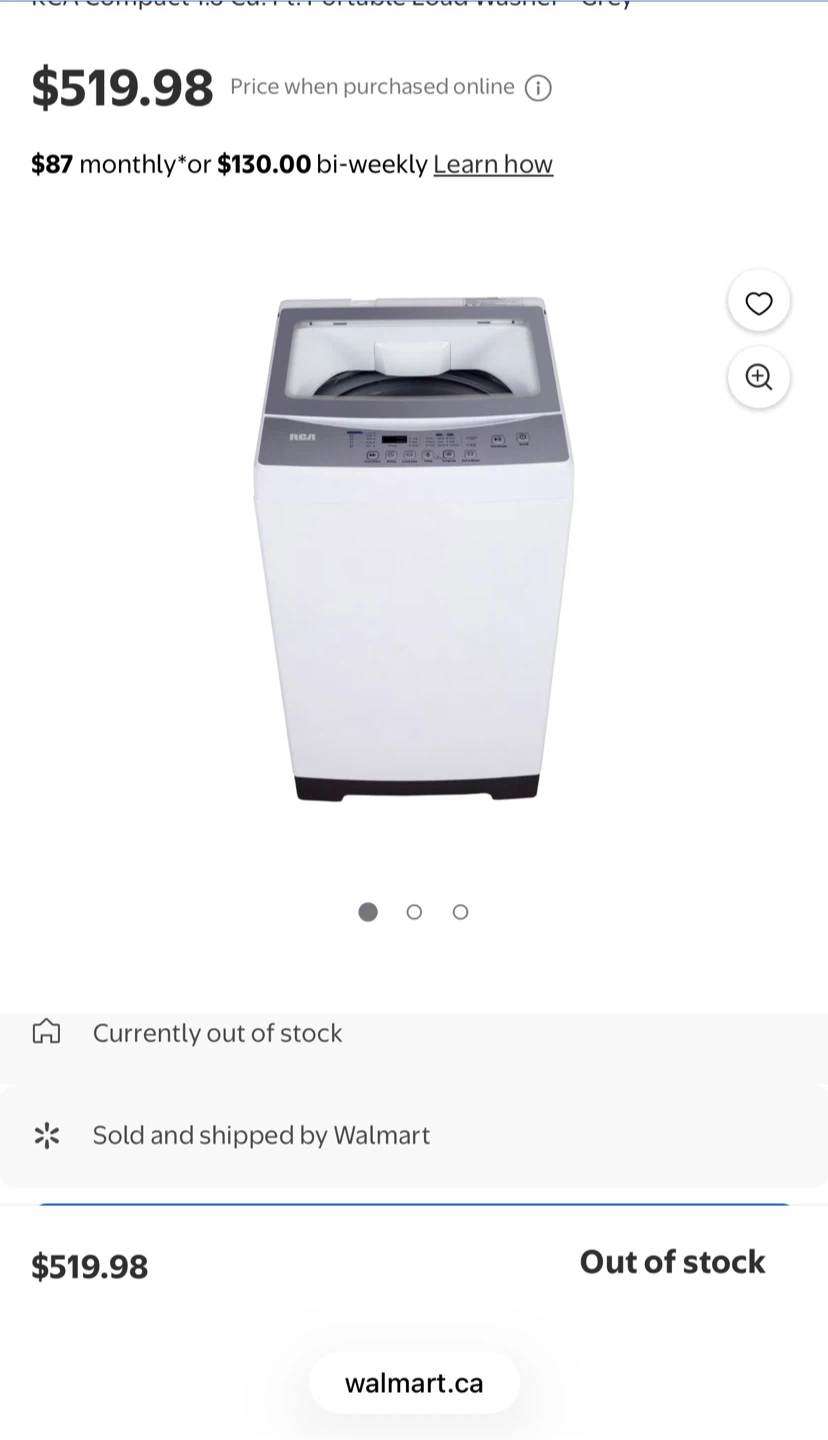 Portable Washer RPW160-C RCA 1.6 Cu. Ft. - photo 4