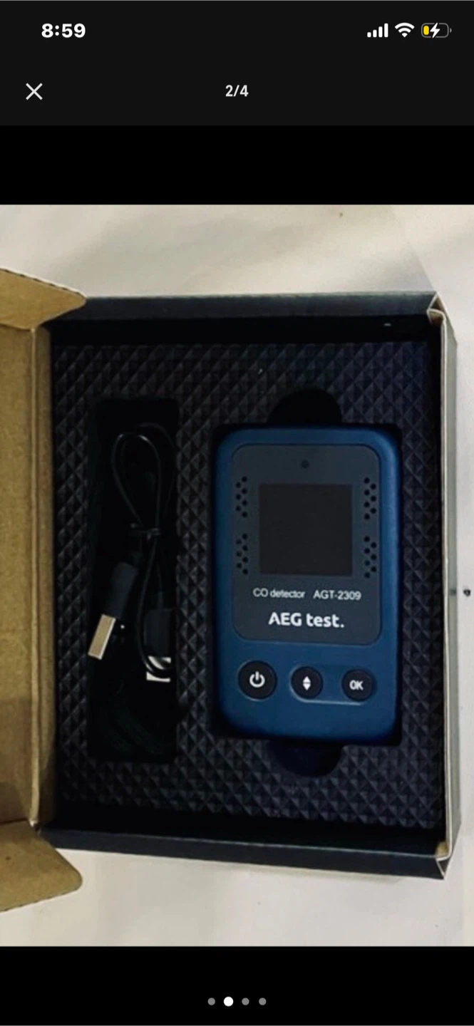 AEG test. AGT-2309 Carbon Monoxide Detector - photo 3