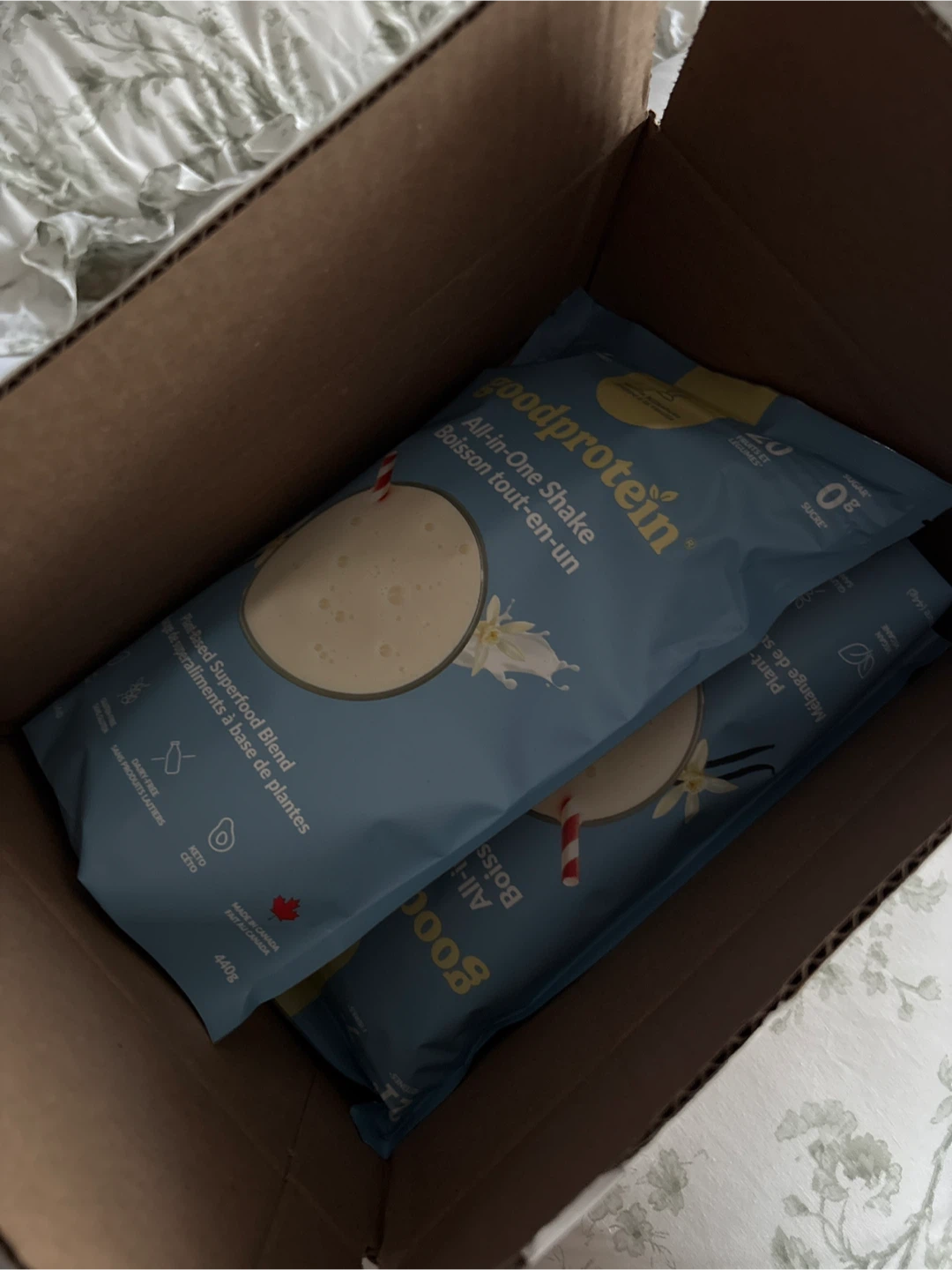 GoodProtein All-in-One Shake Vanilla Bean 440g (2 Pouches)