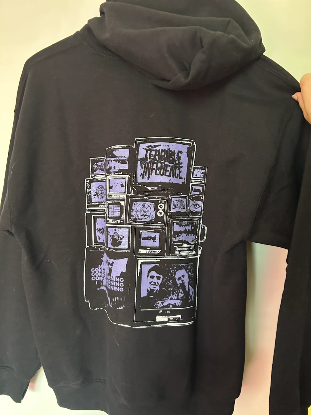 Dan & Phil Terrible Influence Tour Black Hoodie - photo 2
