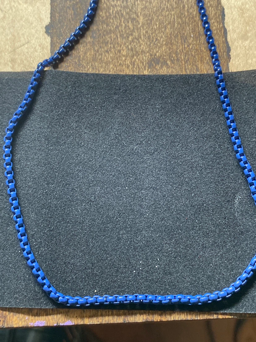 Blue Chain Necklace - photo 2