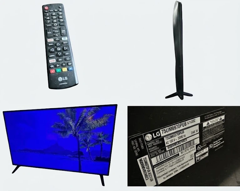 Used 75-inch LG 4K Ultra HD smart TV - photo 3