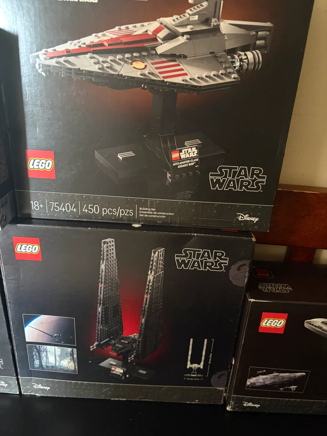 4 Star Wars Lego space ships