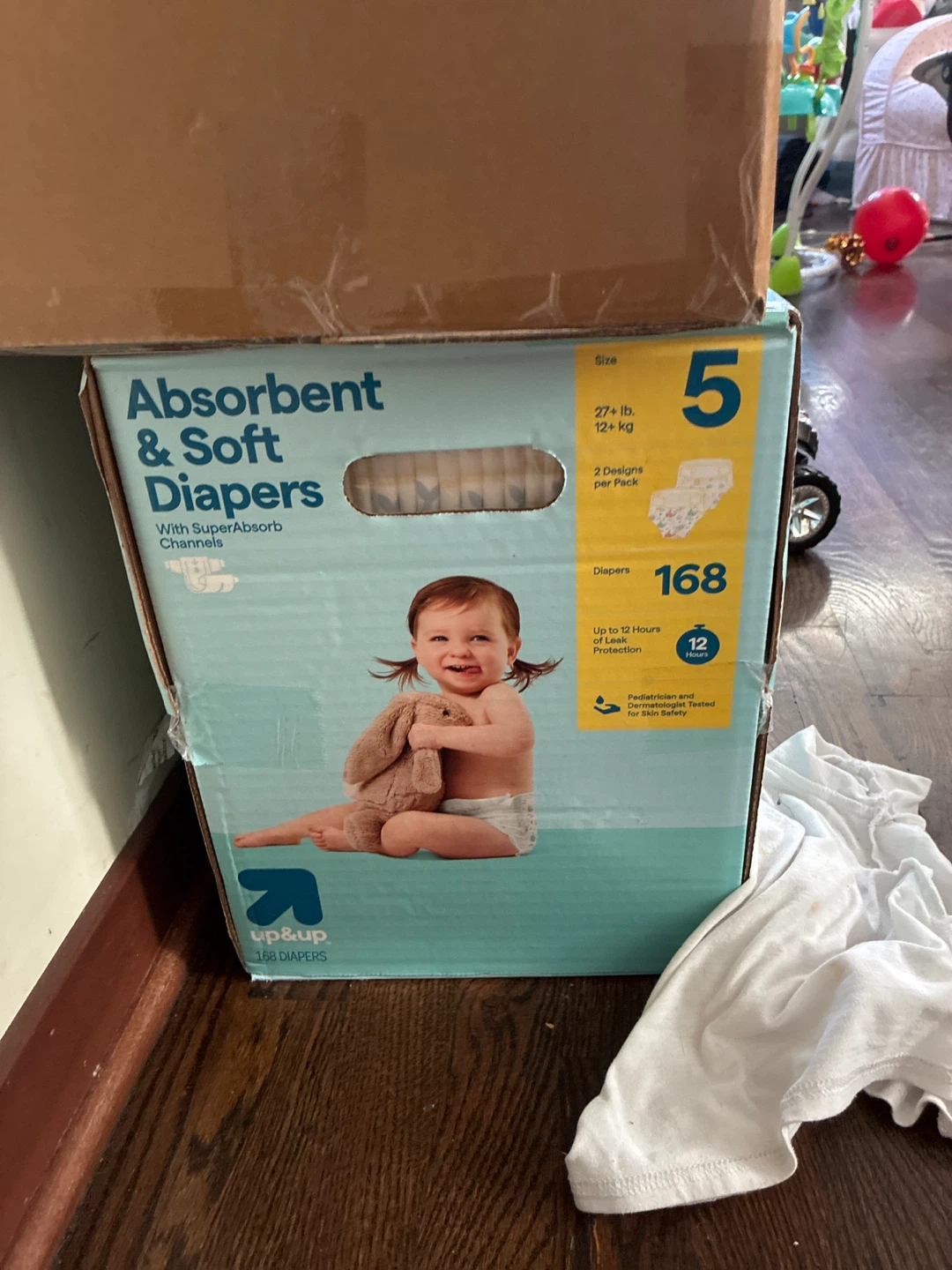 Up & Up Size 5 Diapers - 168 Count
