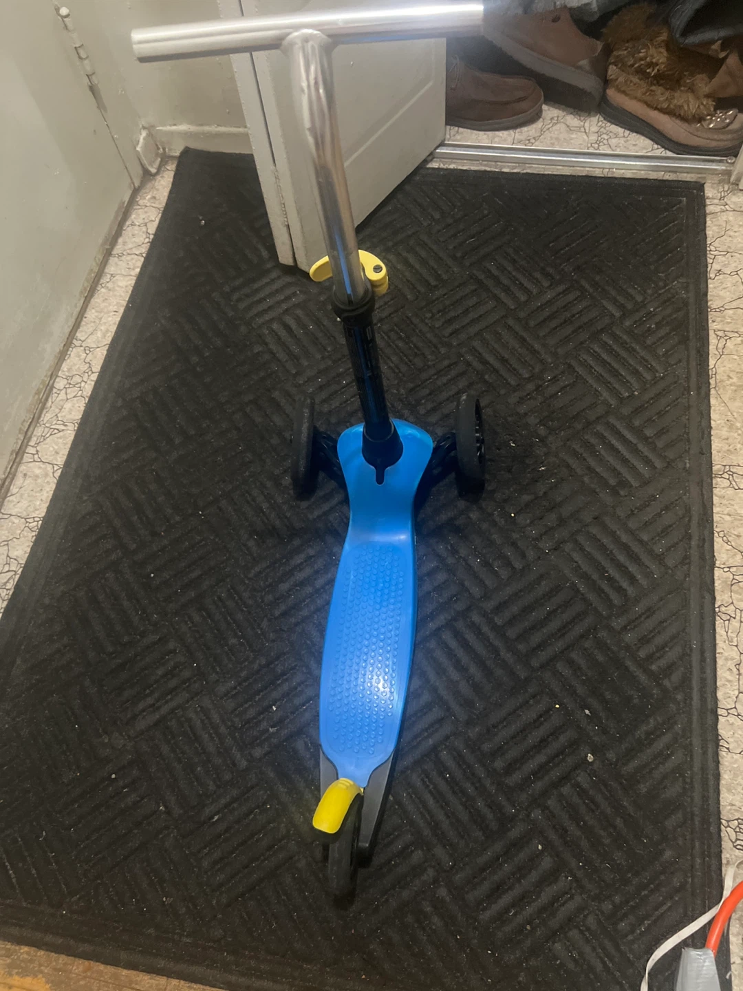 Blue 3-Wheel Scooter