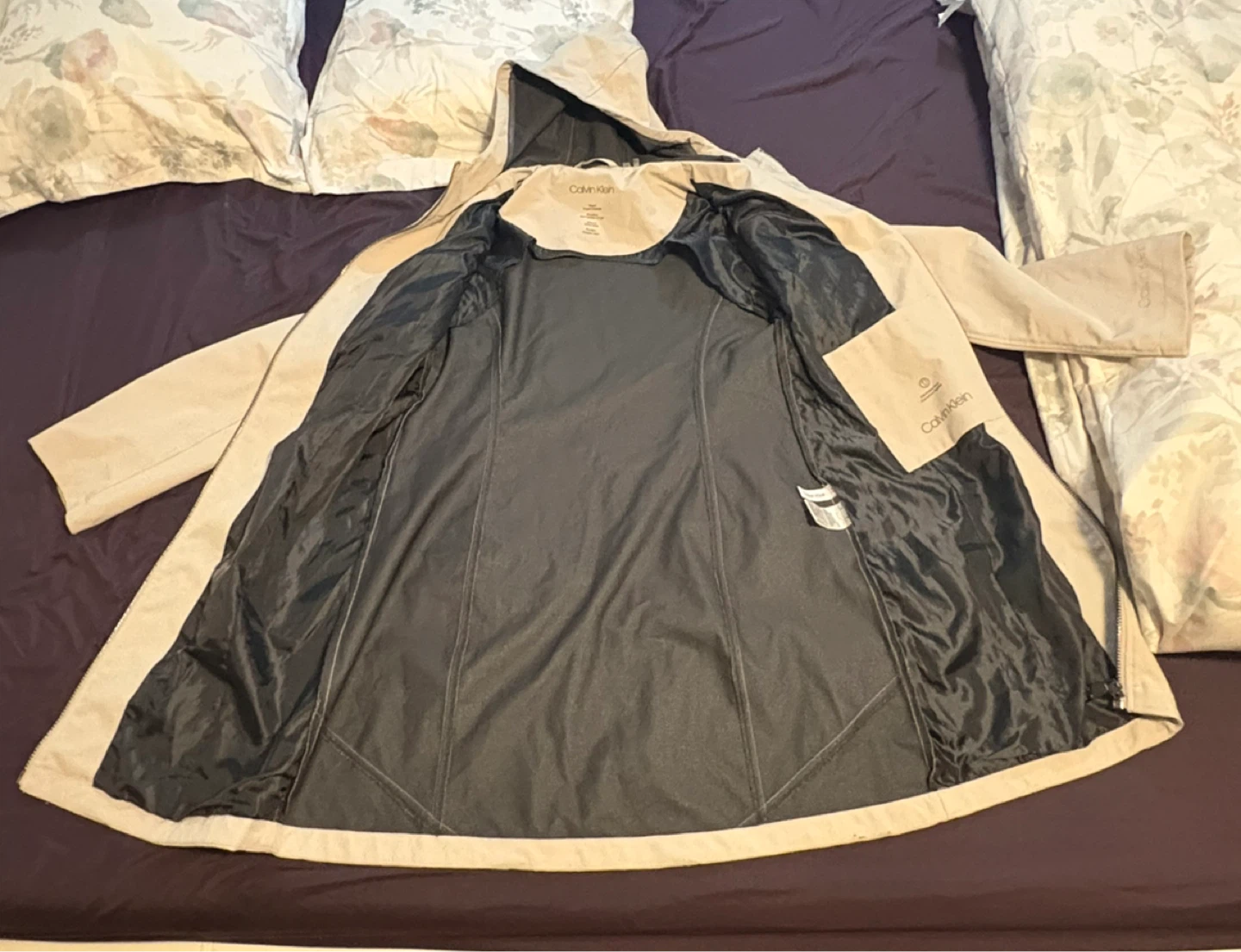 Calvin Klein Women's Beige Hooded Softshell Jacket - photo 3