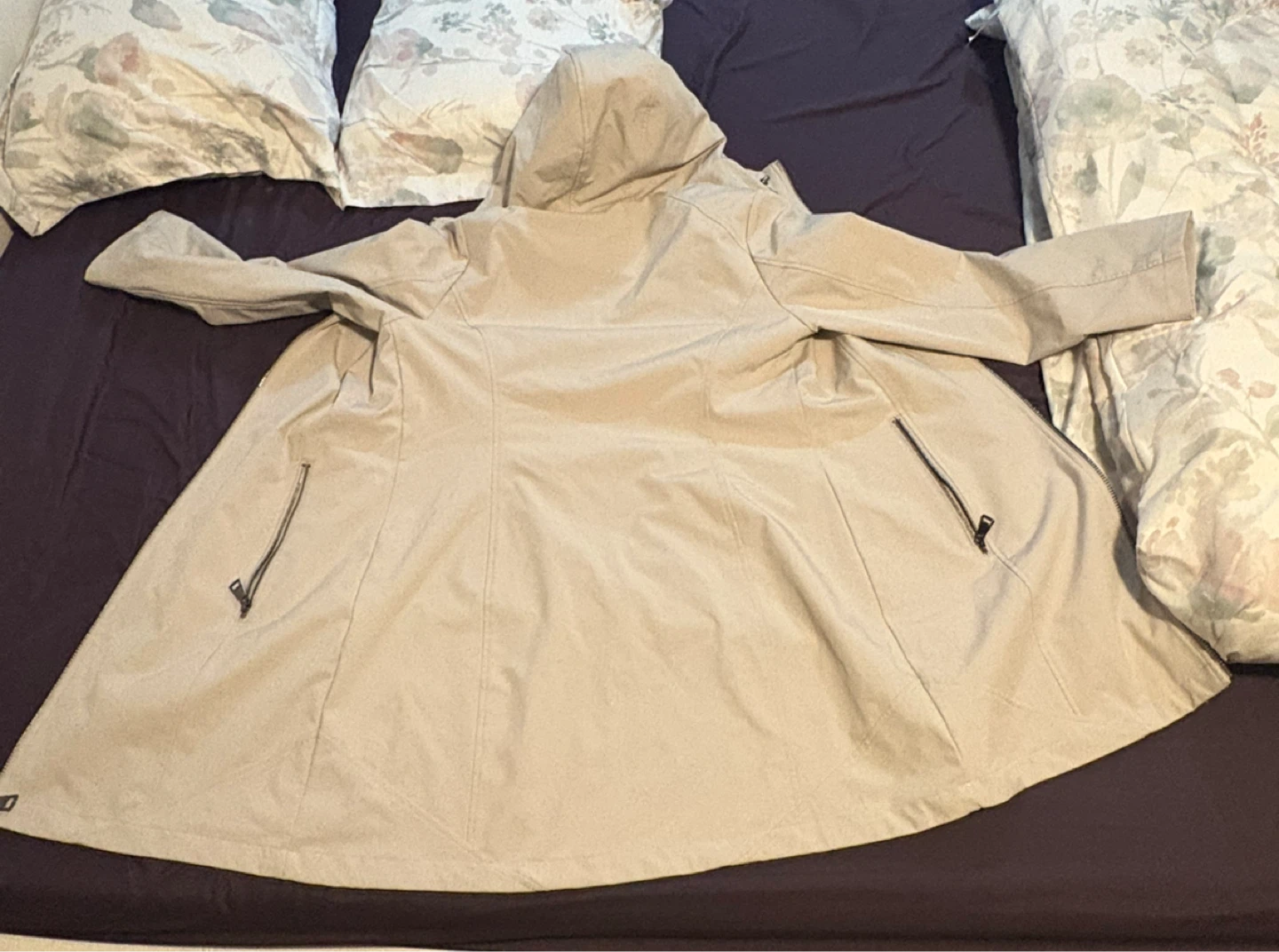 Calvin Klein Women's Beige Hooded Softshell Jacket - photo 4