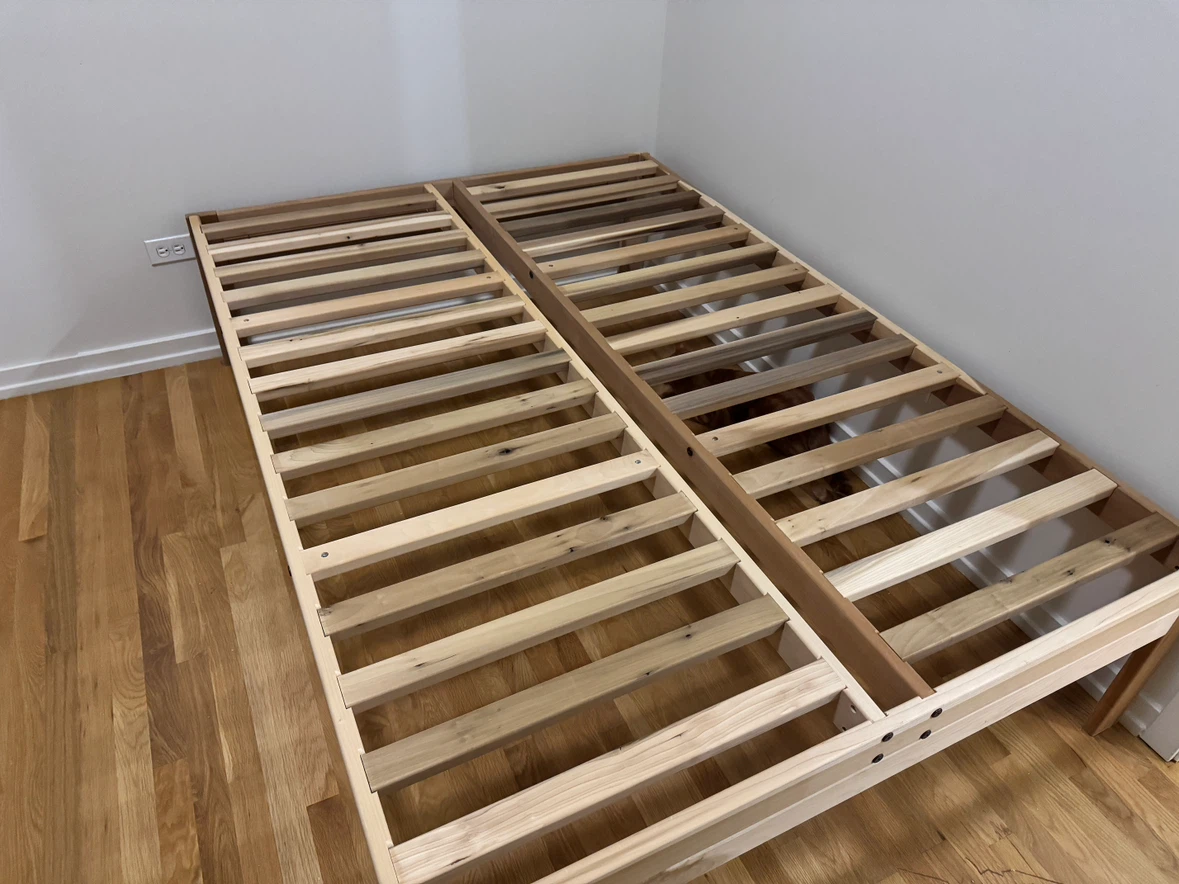 Full Size Wooden Bed Frame - photo 2