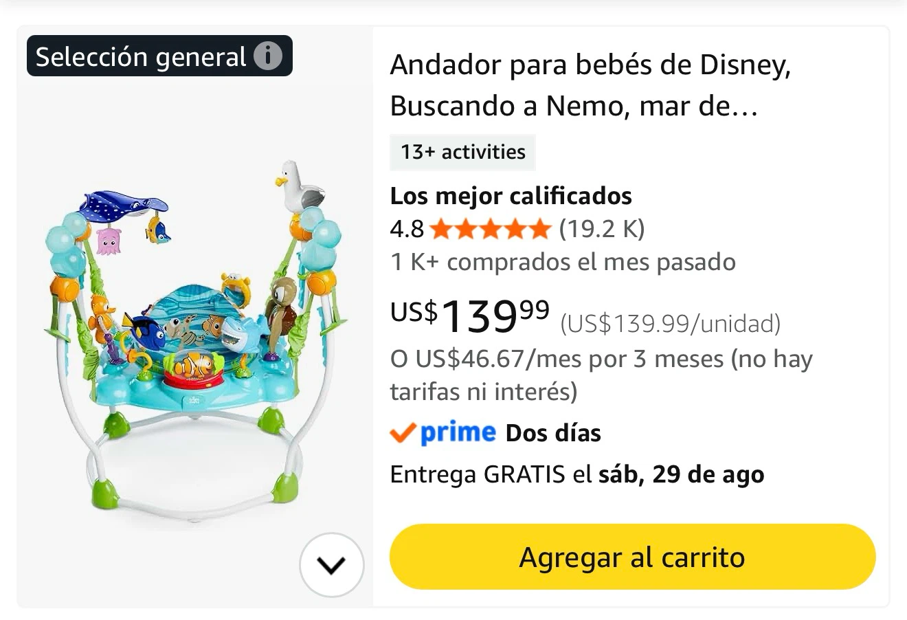 Disney "Finding Nemo" Baby Jumperoo - photo 4