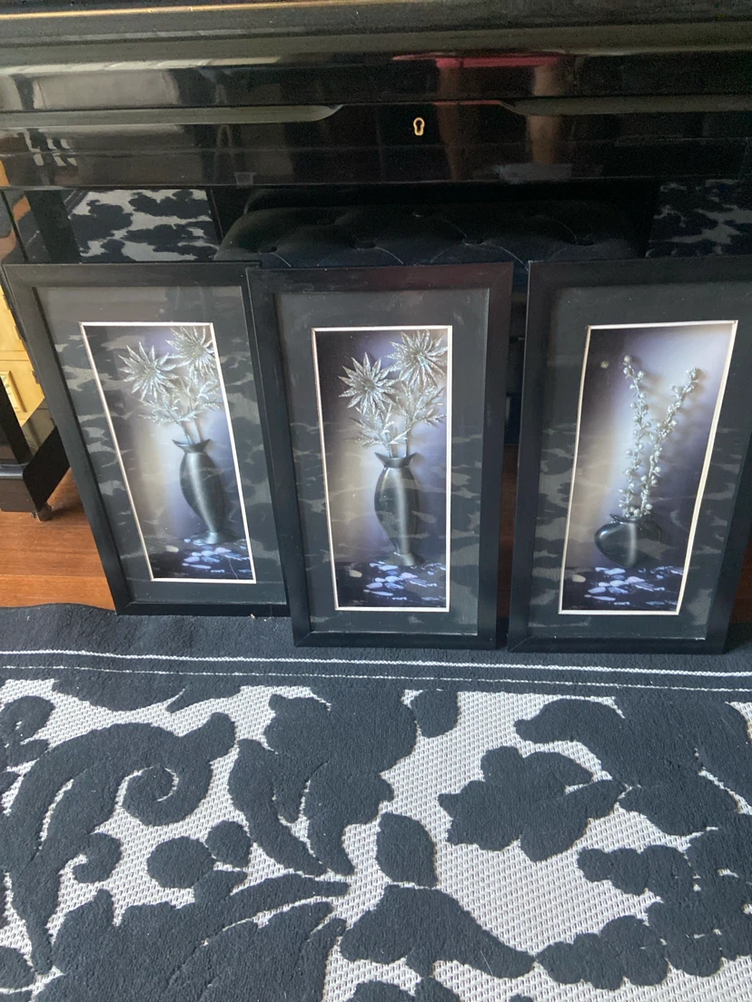 Set of 3 Framed Wall Art Pictures - photo 2