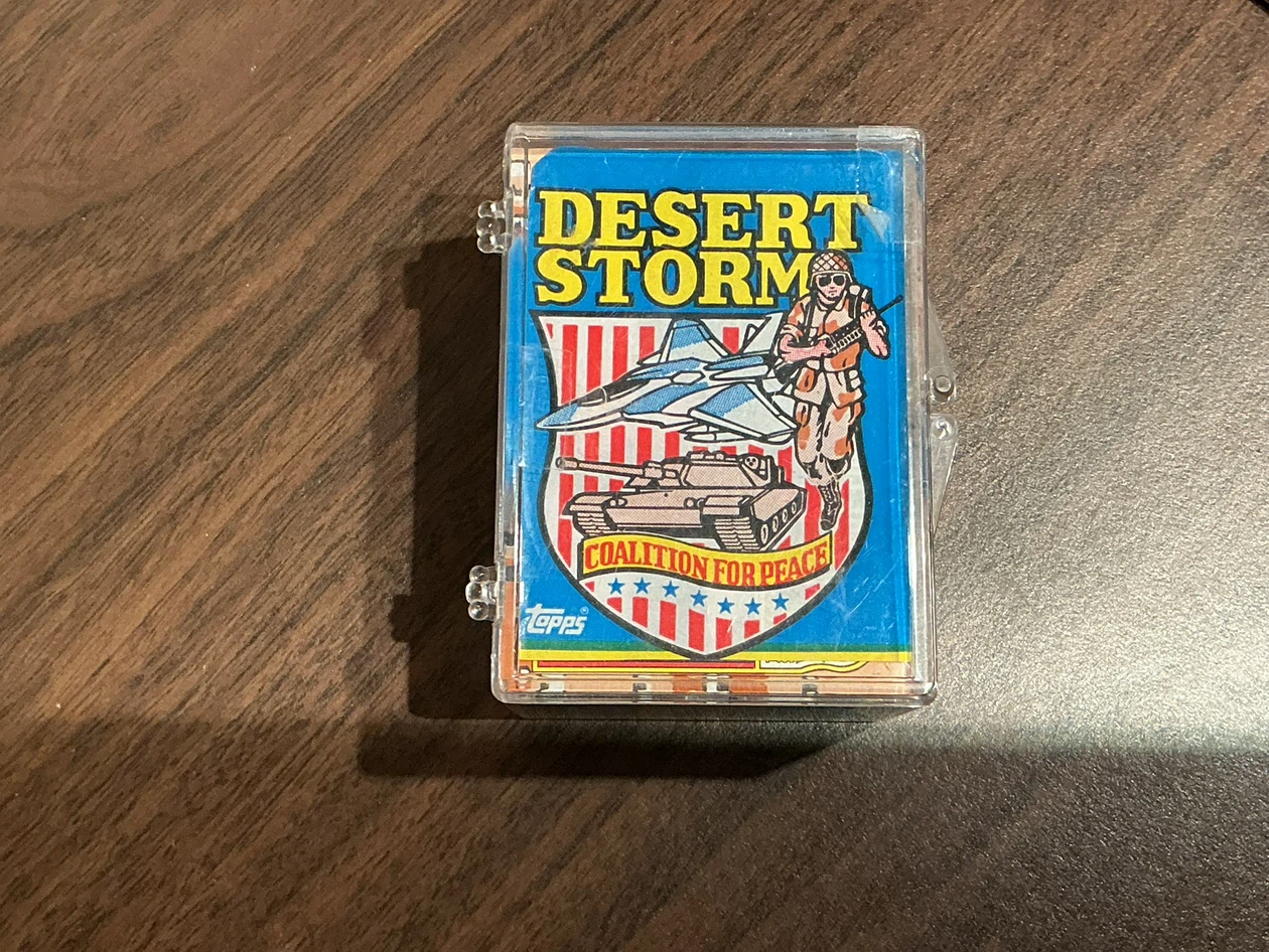 1991 Topps DESERT STORM COALITION FOR PEACE 88 Card Set