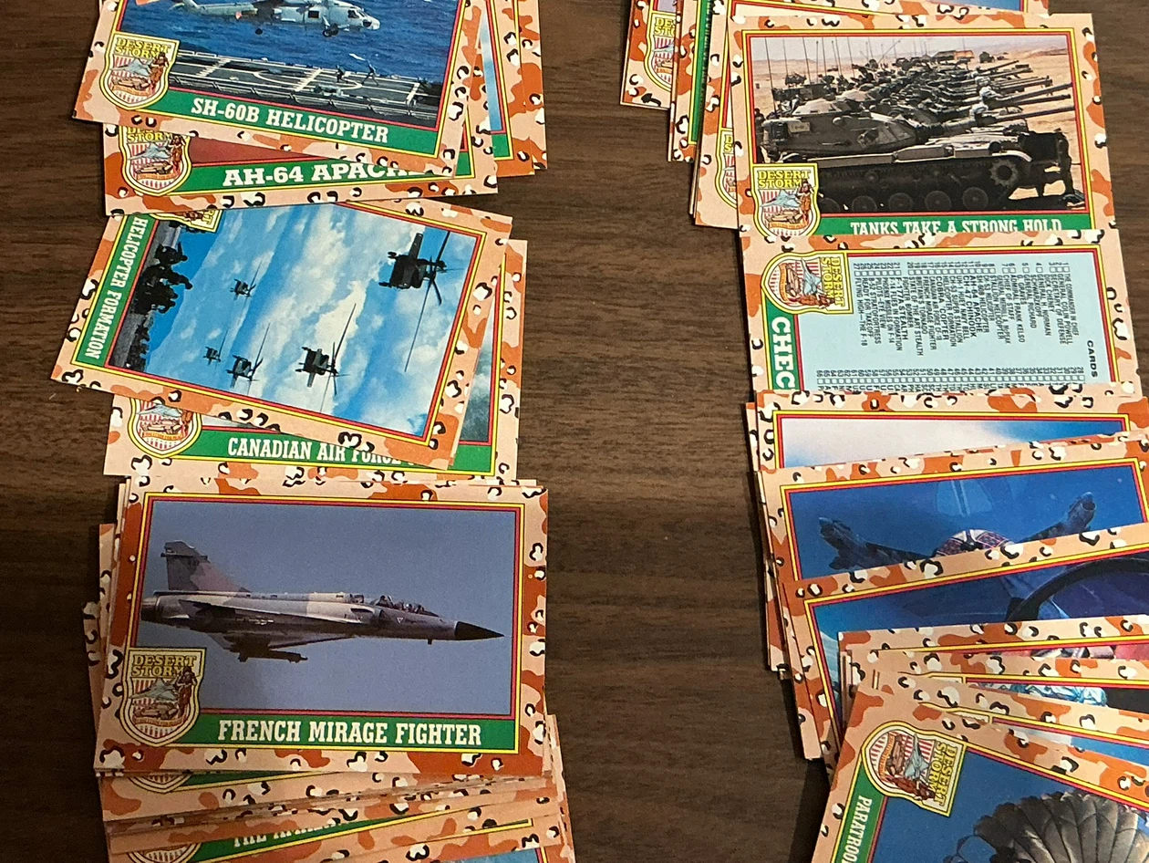 1991 Topps DESERT STORM COALITION FOR PEACE 88 Card Set - photo 4