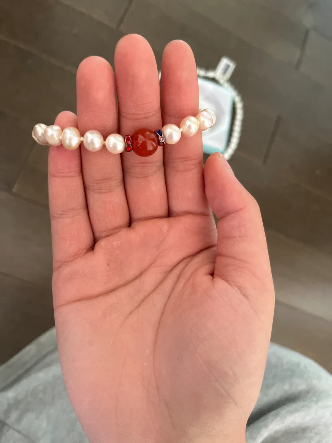 Pearl and Carnelian Set - photo 2