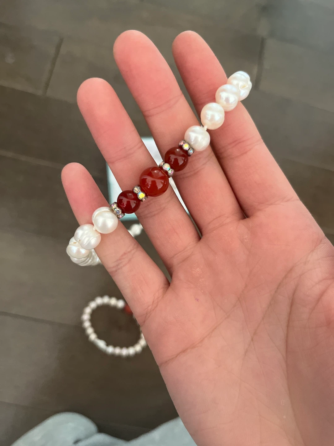 Pearl and Carnelian Set - photo 3