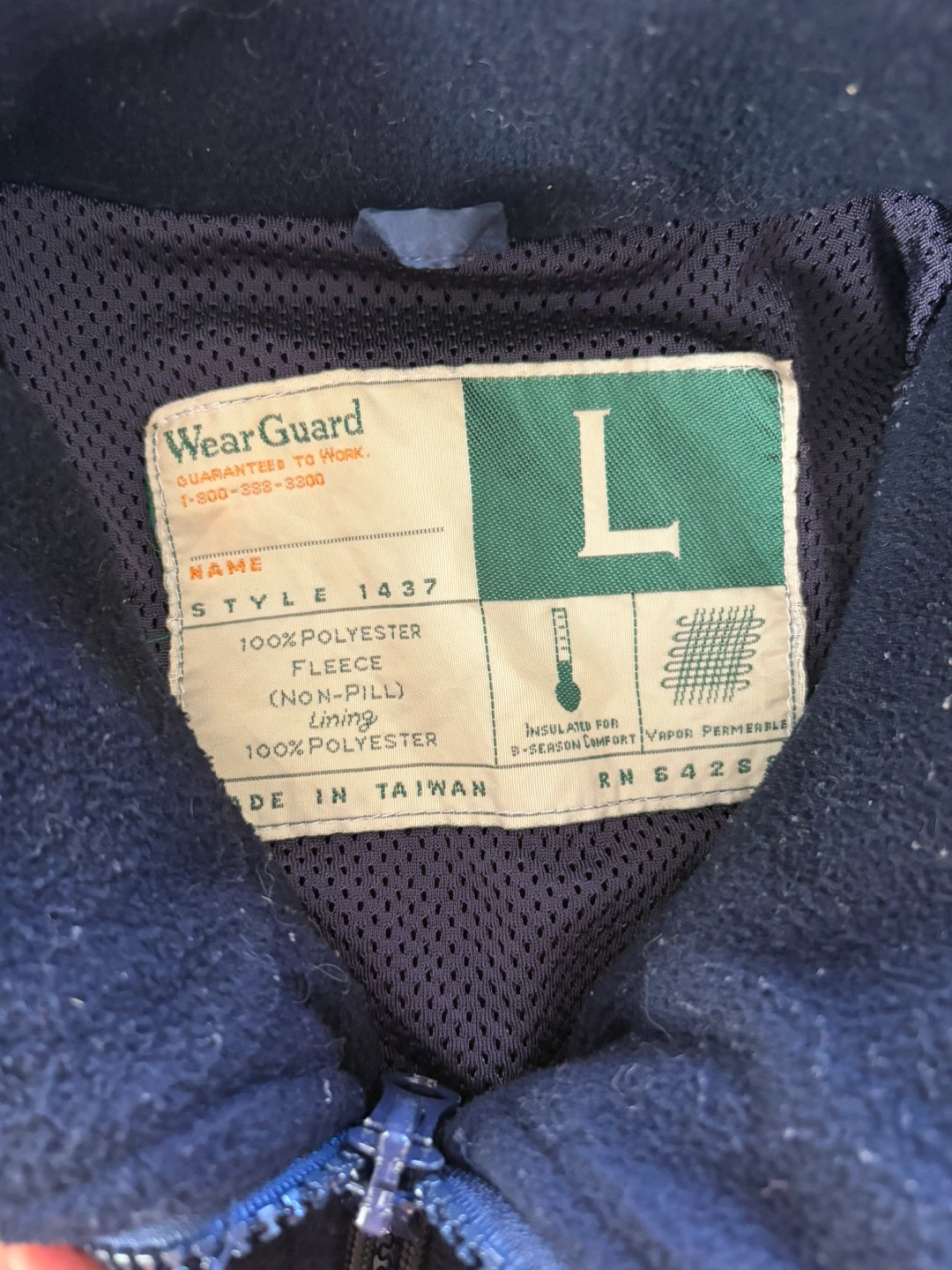 Vintage Fleece Jacket Size L - photo 2