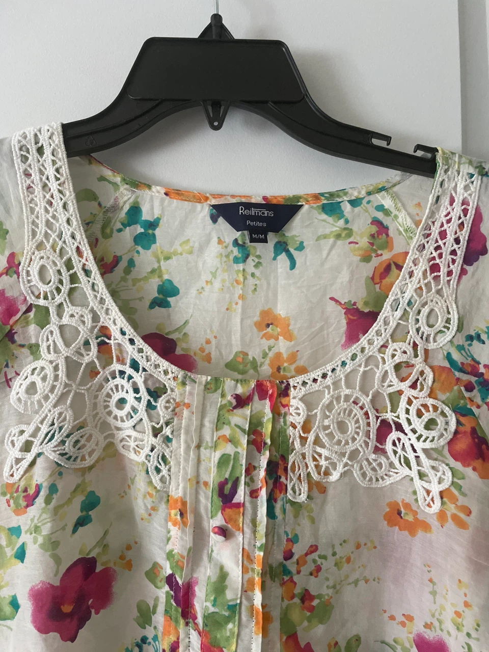 Reitmans Petites Floral Blouse Size M/M - photo 2