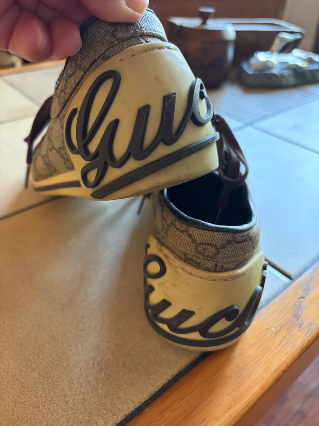 Gucci GG Supreme Canvas Sneakers - photo 2
