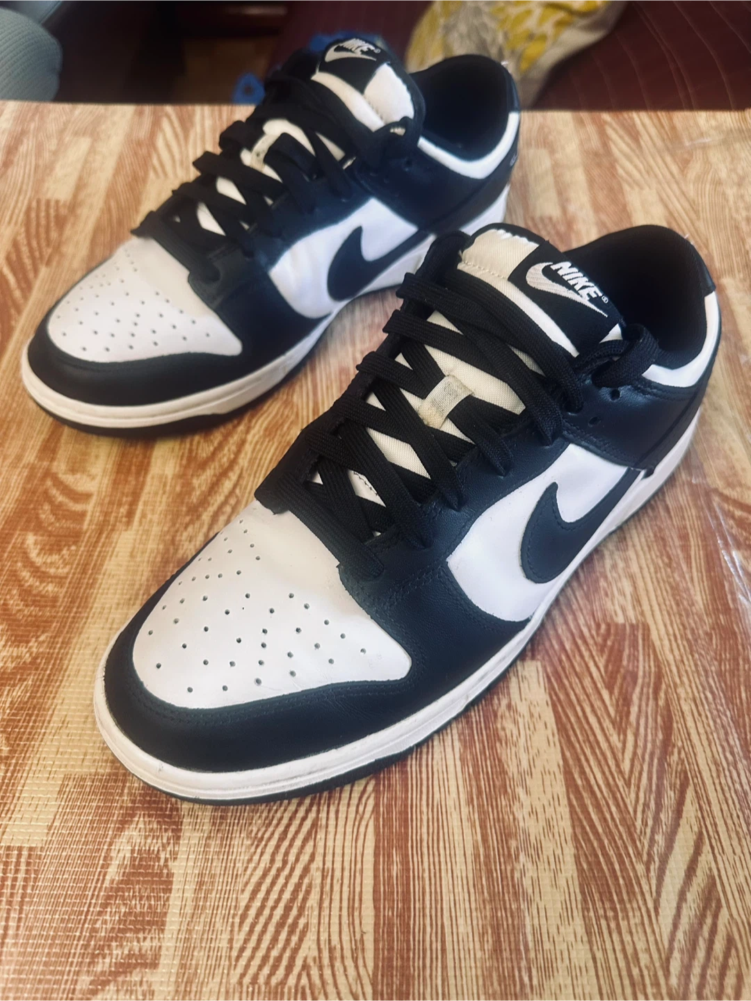 Nike Dunk Low Black White Size 9.5 - photo 4