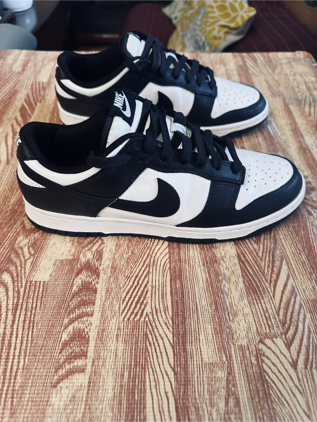 Nike Dunk Low Black White Size 9.5 - photo 5