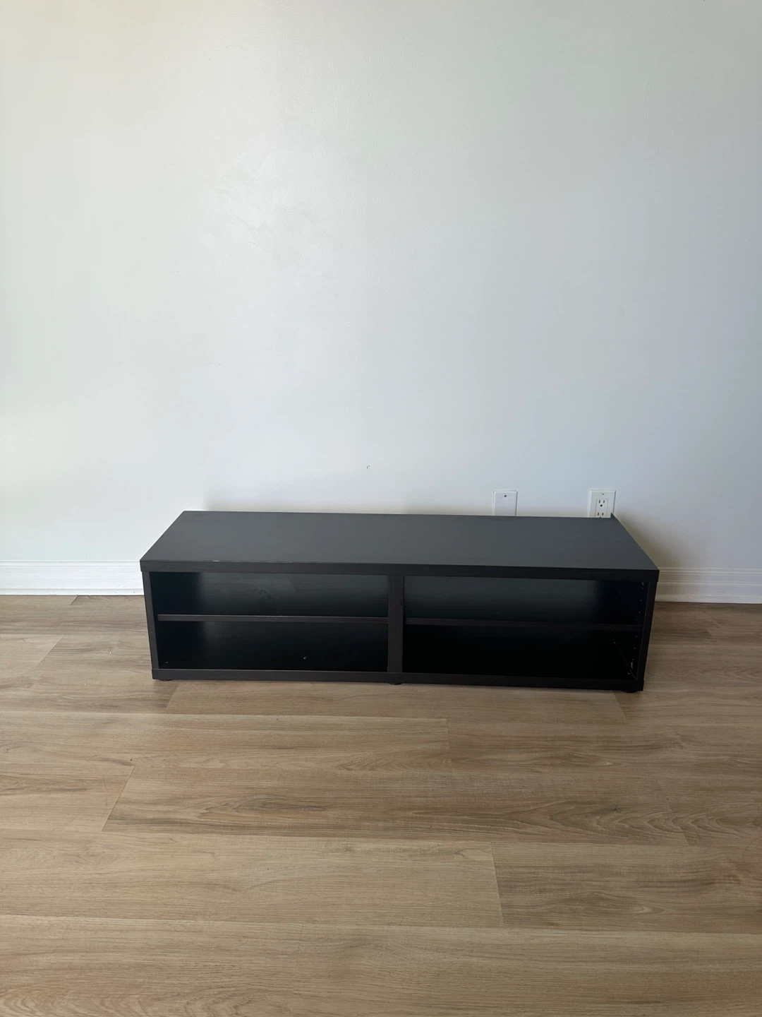 Black Entertainment Unit / TV Stand - photo 2