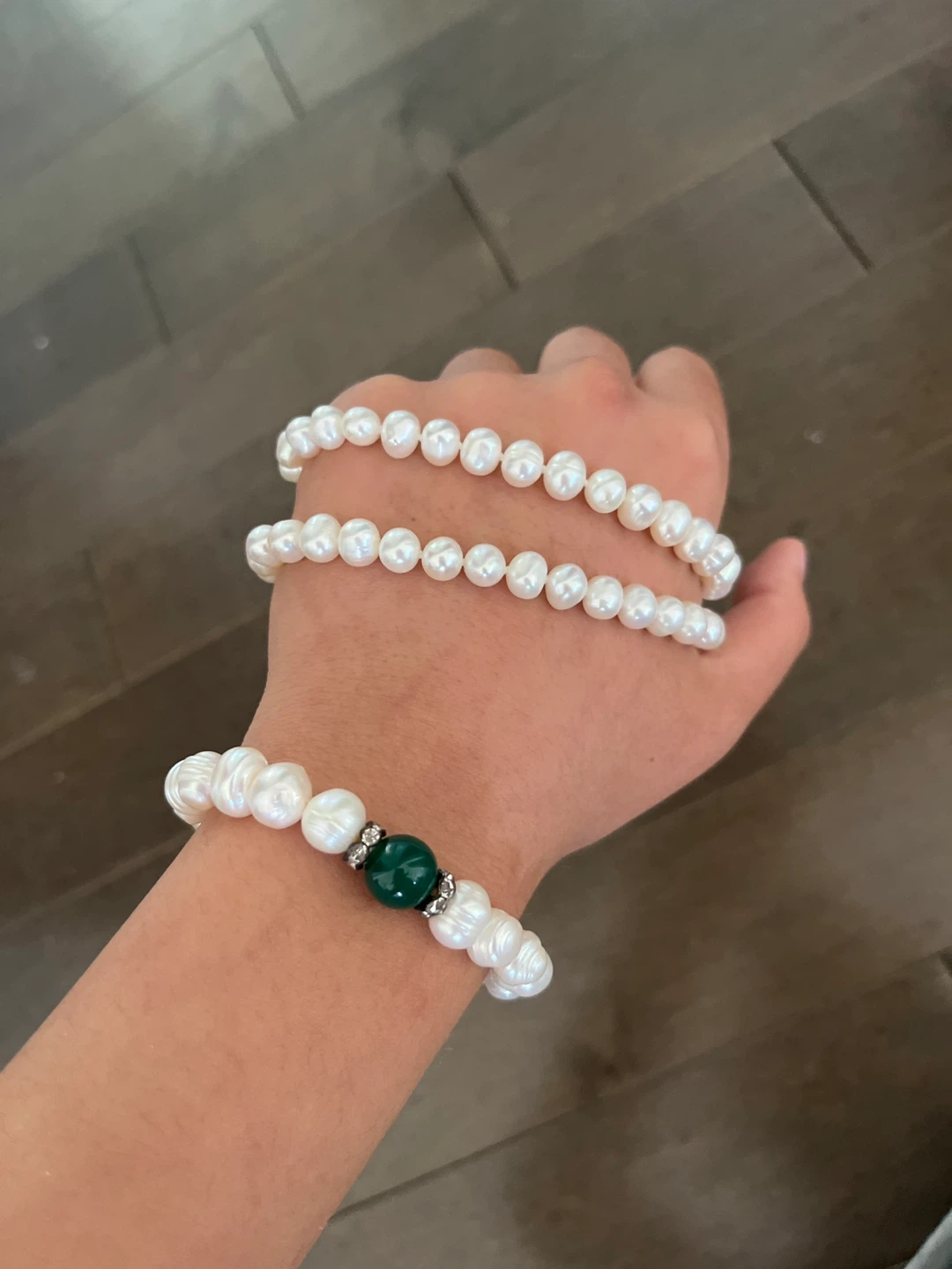 Pearl Necklace and Bracelet Set - photo 4