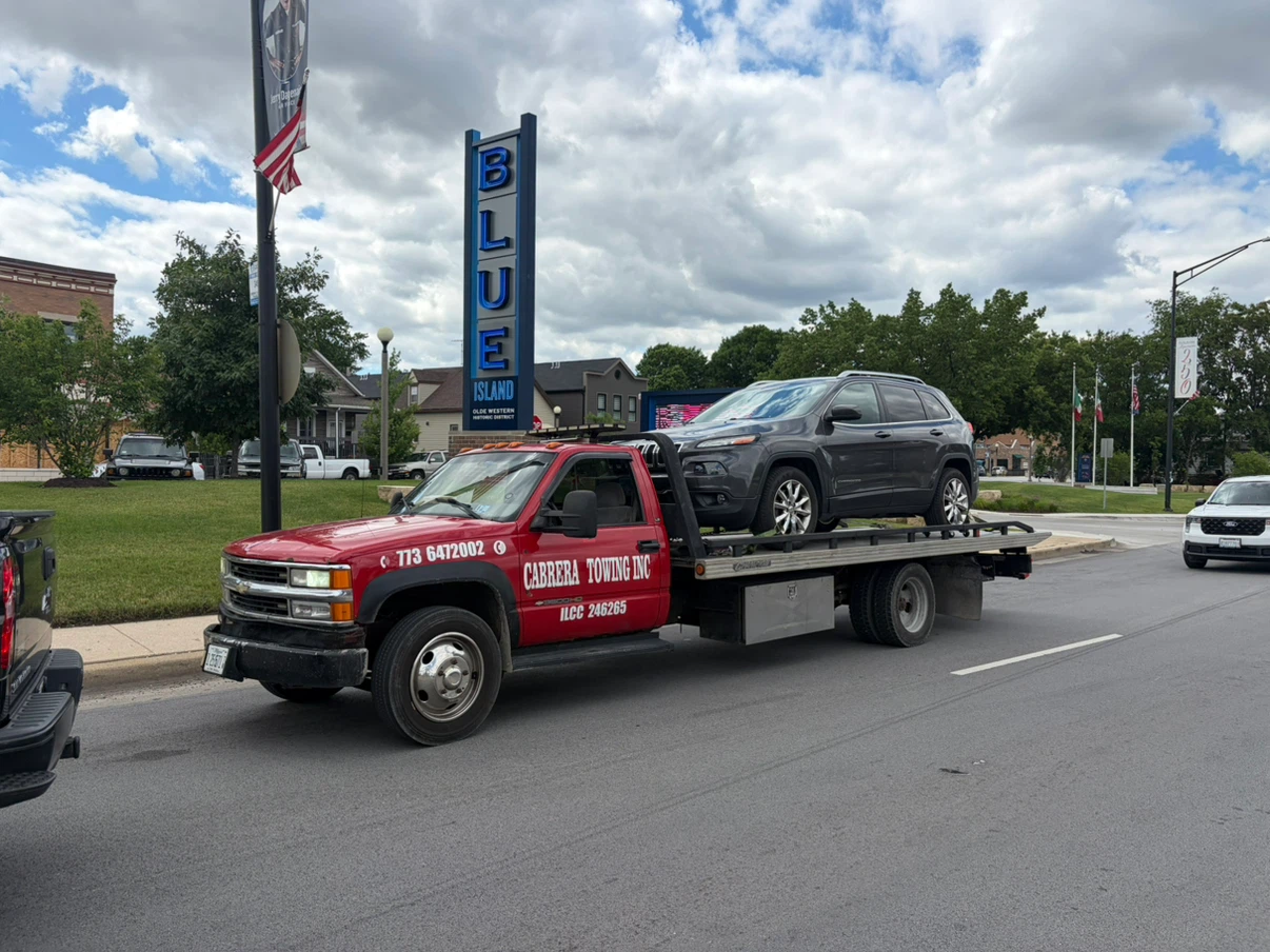 Grúa  towing