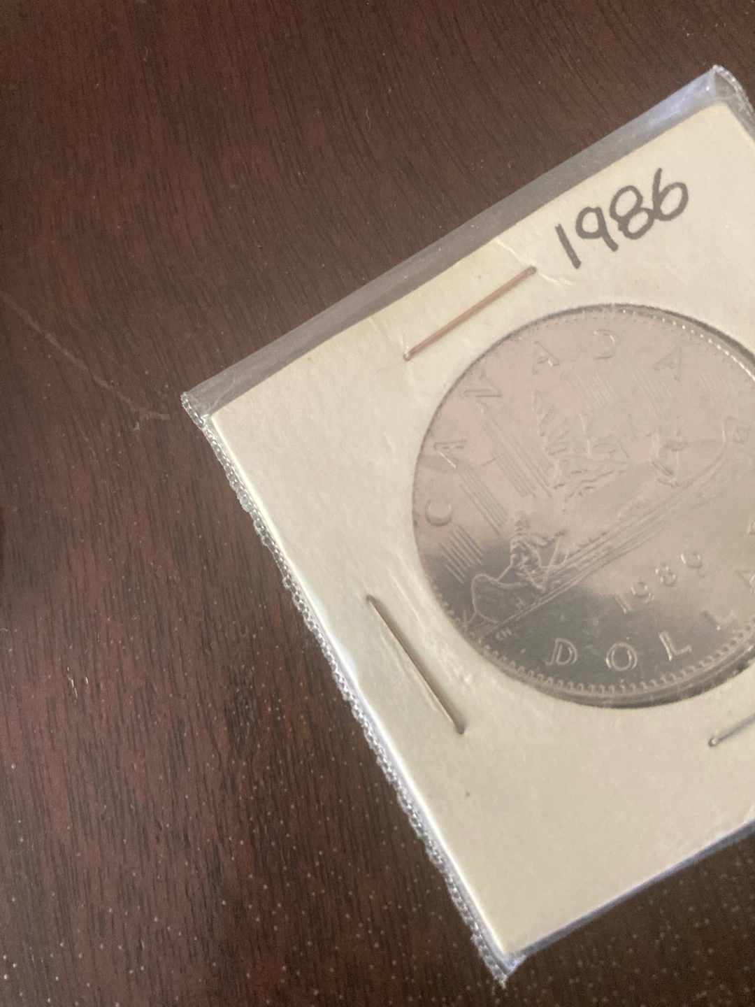 1986 Silver Canadian Dollar Coin
