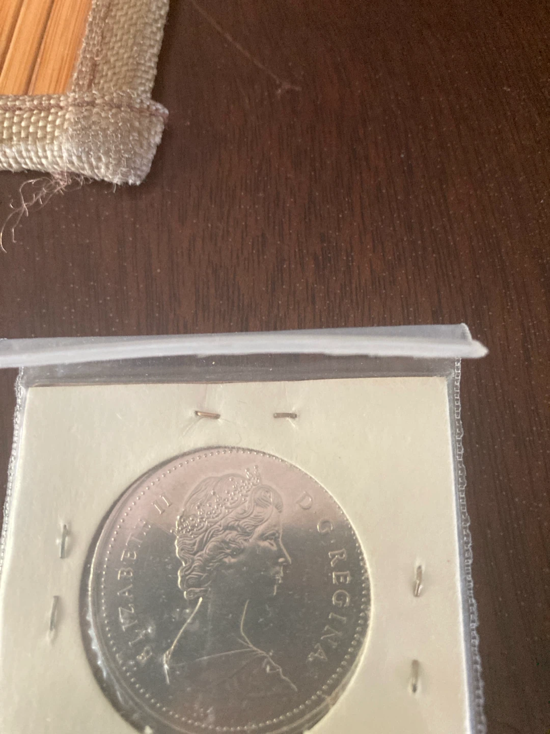 1986 Silver Canadian Dollar Coin - photo 2