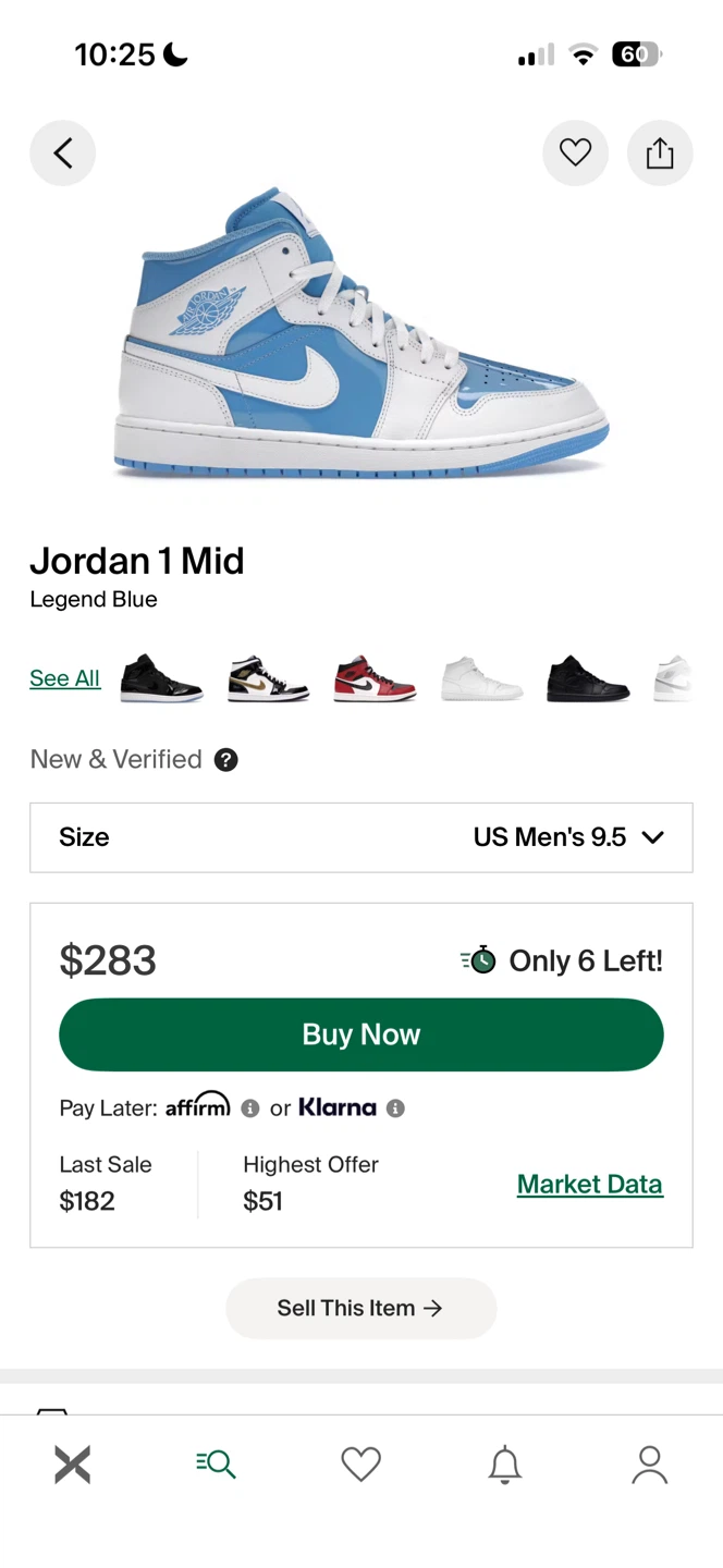 Air Jordan 1 Mid Legend blue - photo 5