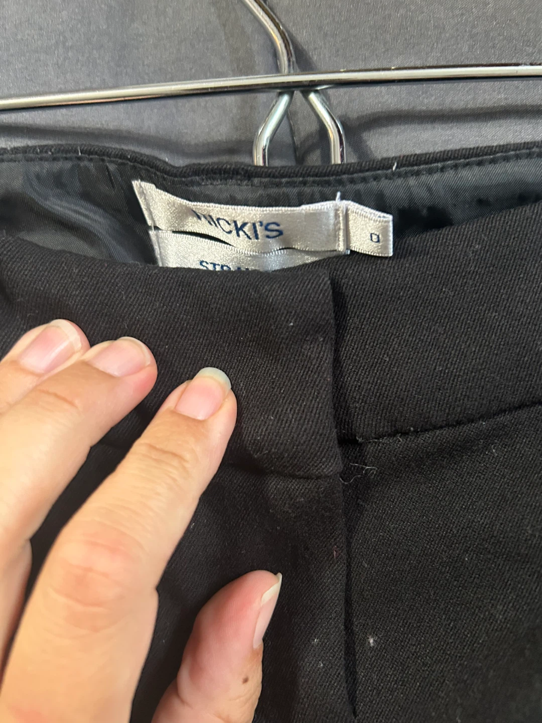 Niki's Straight Leg Pants - Black - photo 2