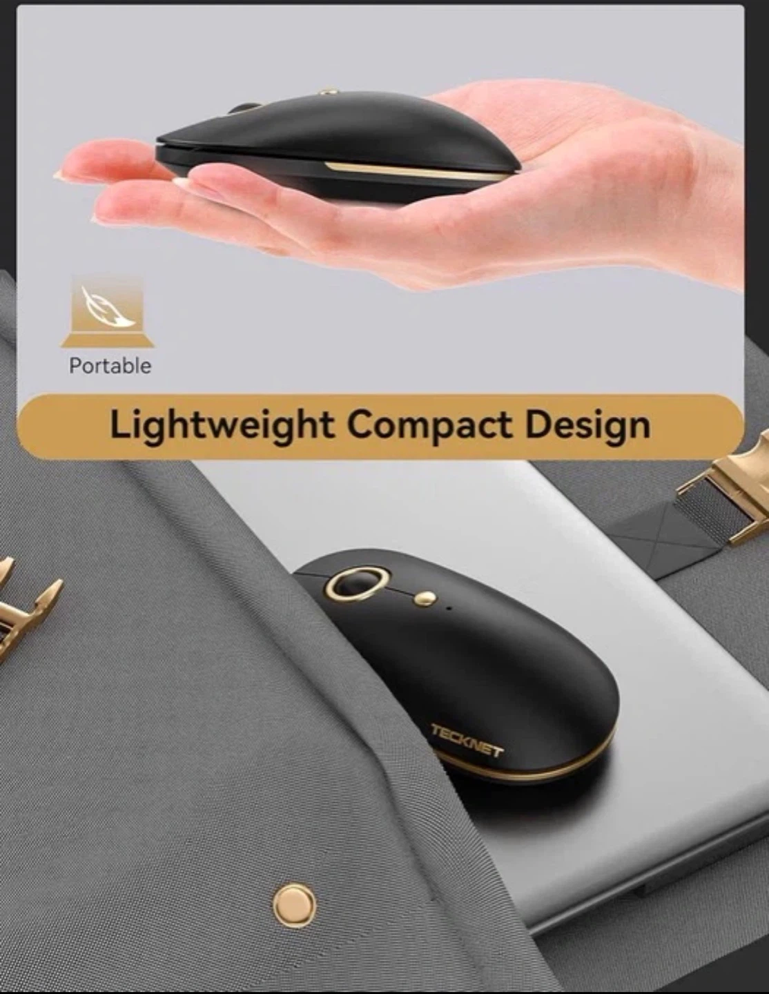 TECKNET Computer Mouse, Silent Mouse Wireless - photo 4