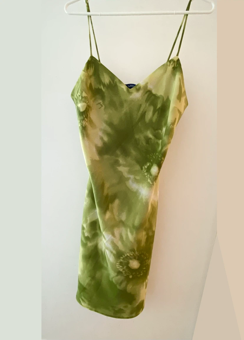 Floral Green Dress