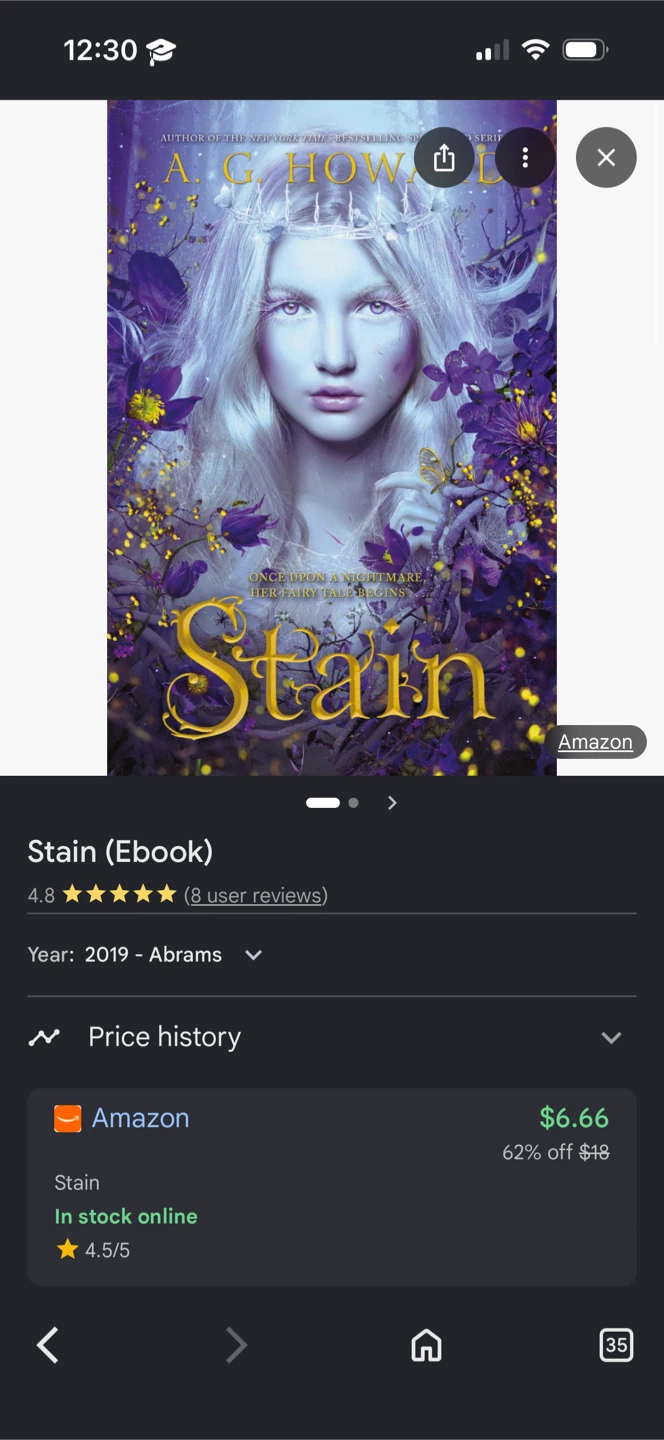 Stain by A.G. Howard Book - photo 3