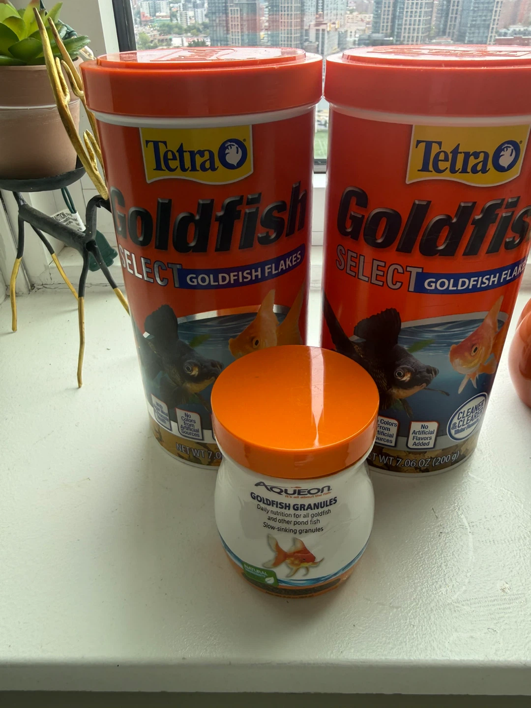 Tetra & Aqueon Goldfish Food Flakes & Granules