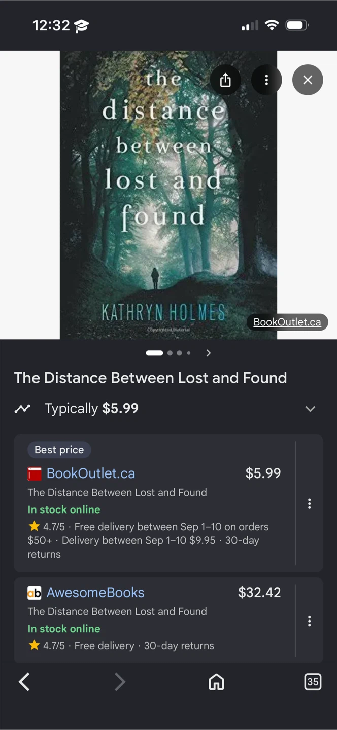 The Distance Between Lost and Found by Kathryn Holmes - Book - photo 2