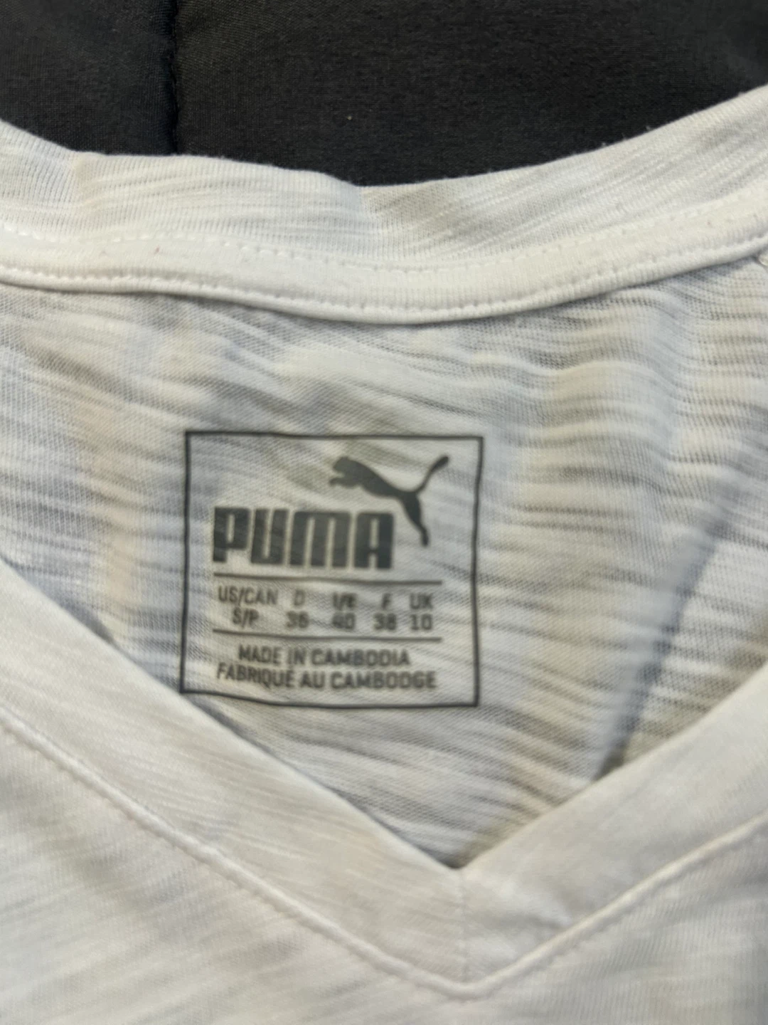 Puma Women's White V-Neck T-Shirt - photo 2