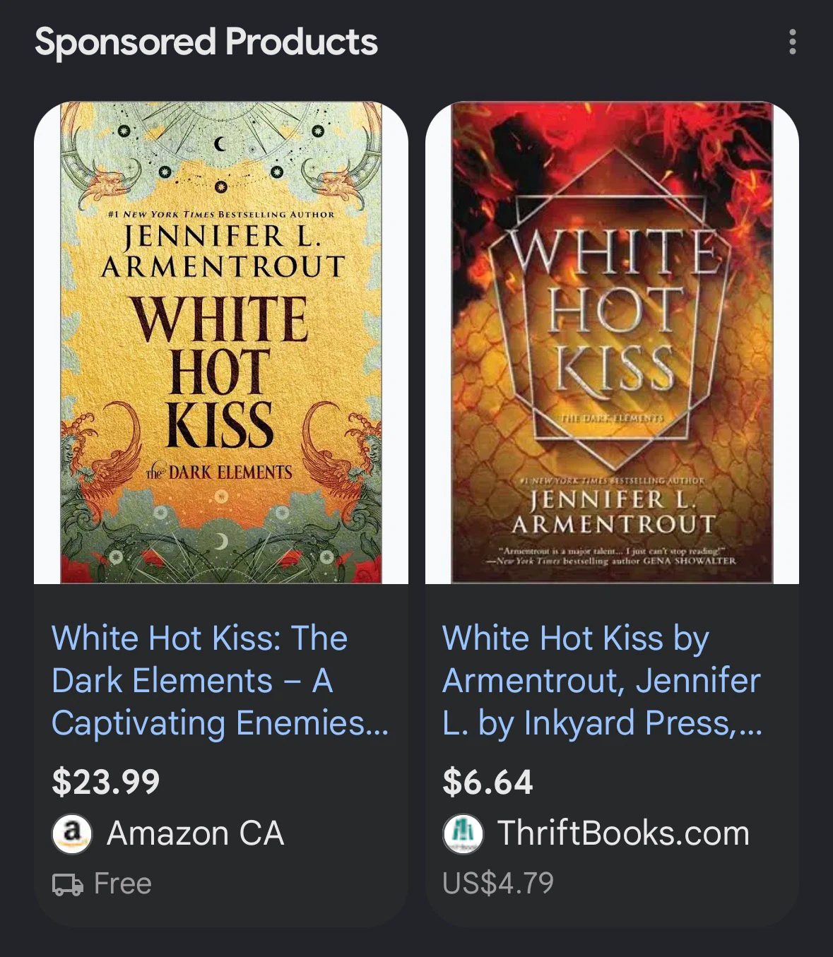 White Hot Kiss by Jennifer L. Armentrout Paperback - photo 3