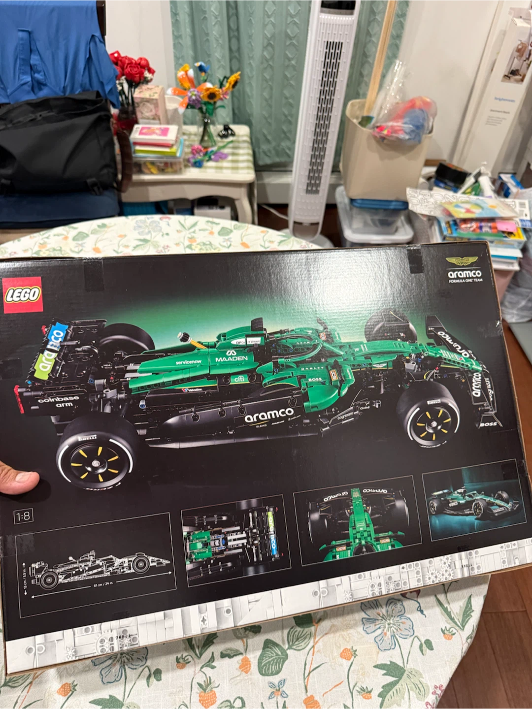 LEGO Technic Aston Martin AMR25 F1 Race Car Building Set