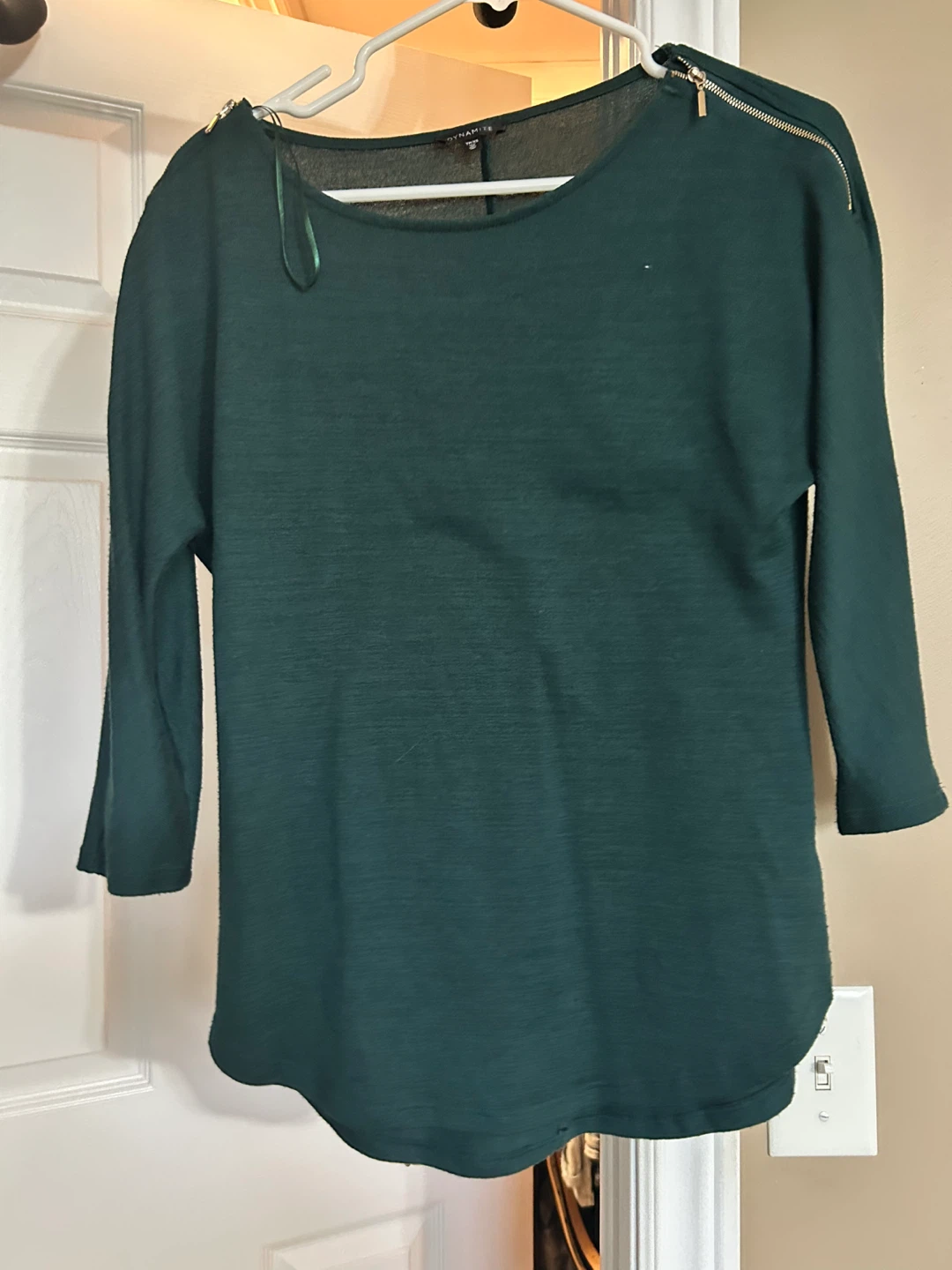 Dynamite Green Long-Sleeved Top