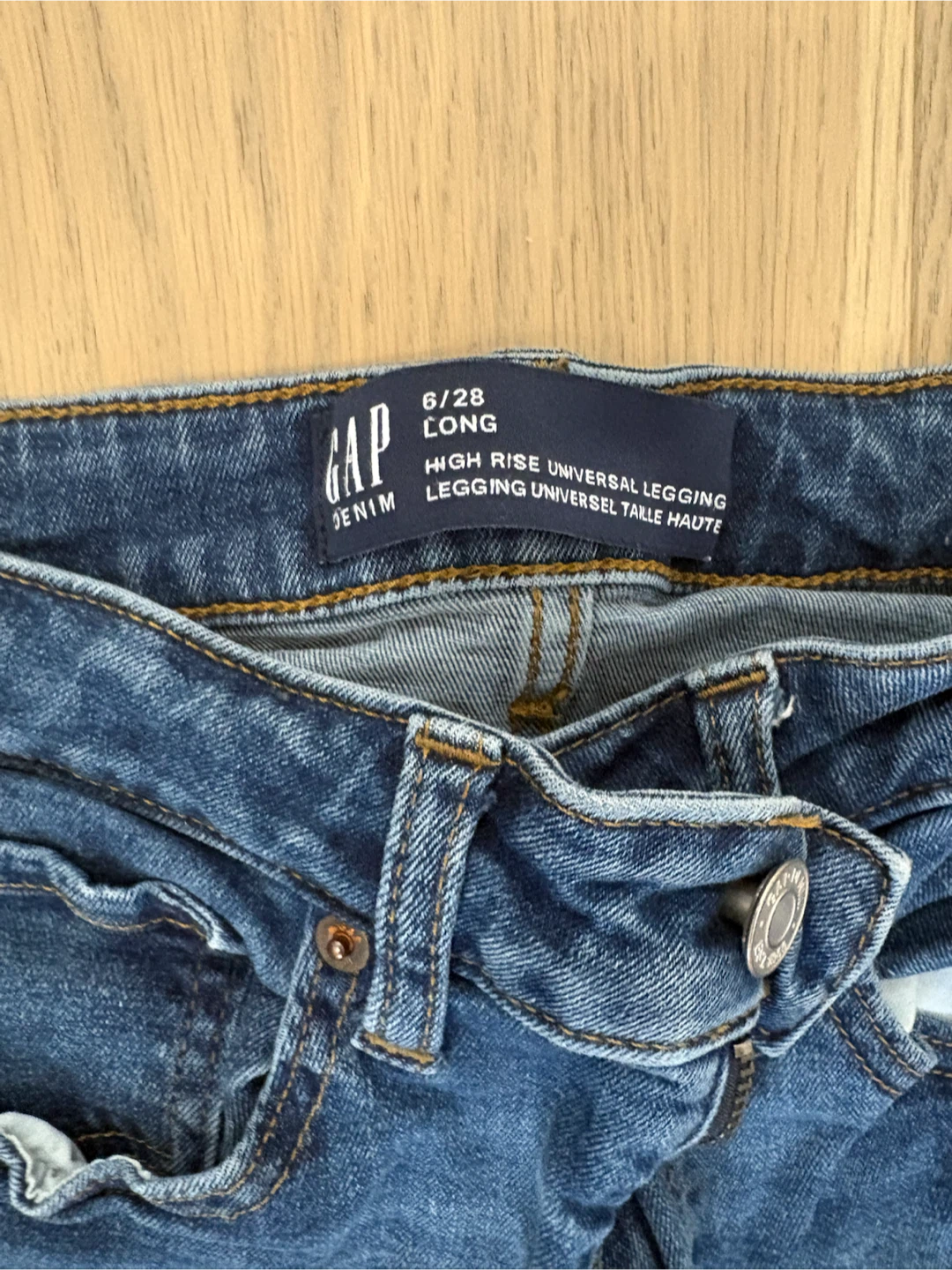 GAP High Rise Universal Legging Jeans - Size 6/28 Long - photo 2