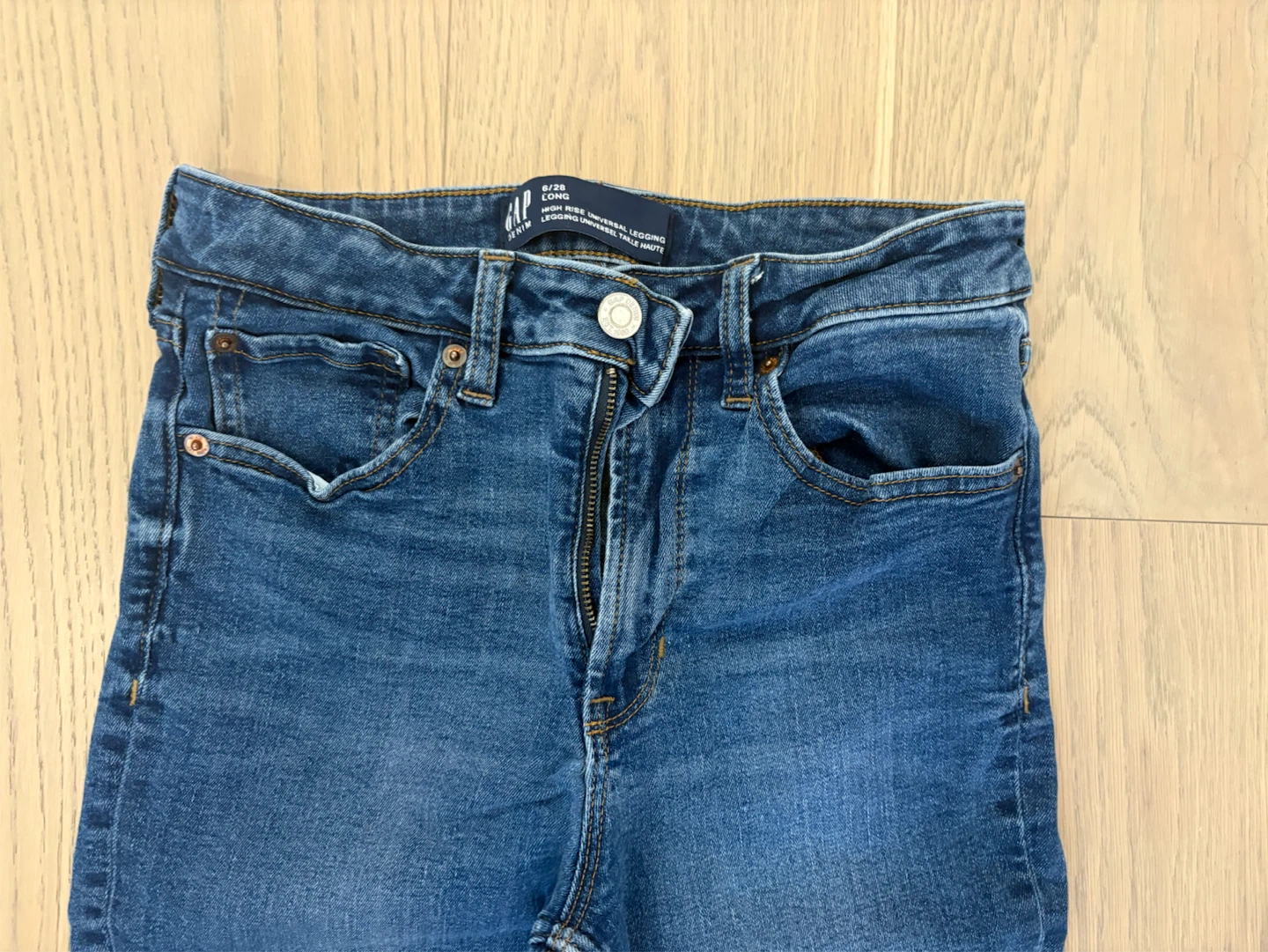 GAP High Rise Universal Legging Jeans - Size 6/28 Long - photo 3