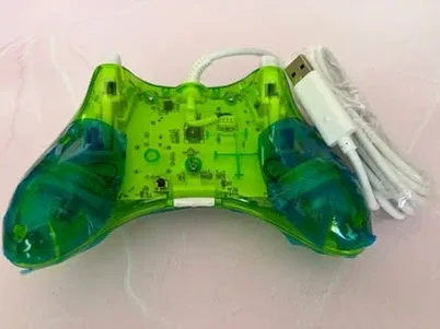 New PAWHITS Green Wired 360 Controller Dual Vibrator Wired - photo 3