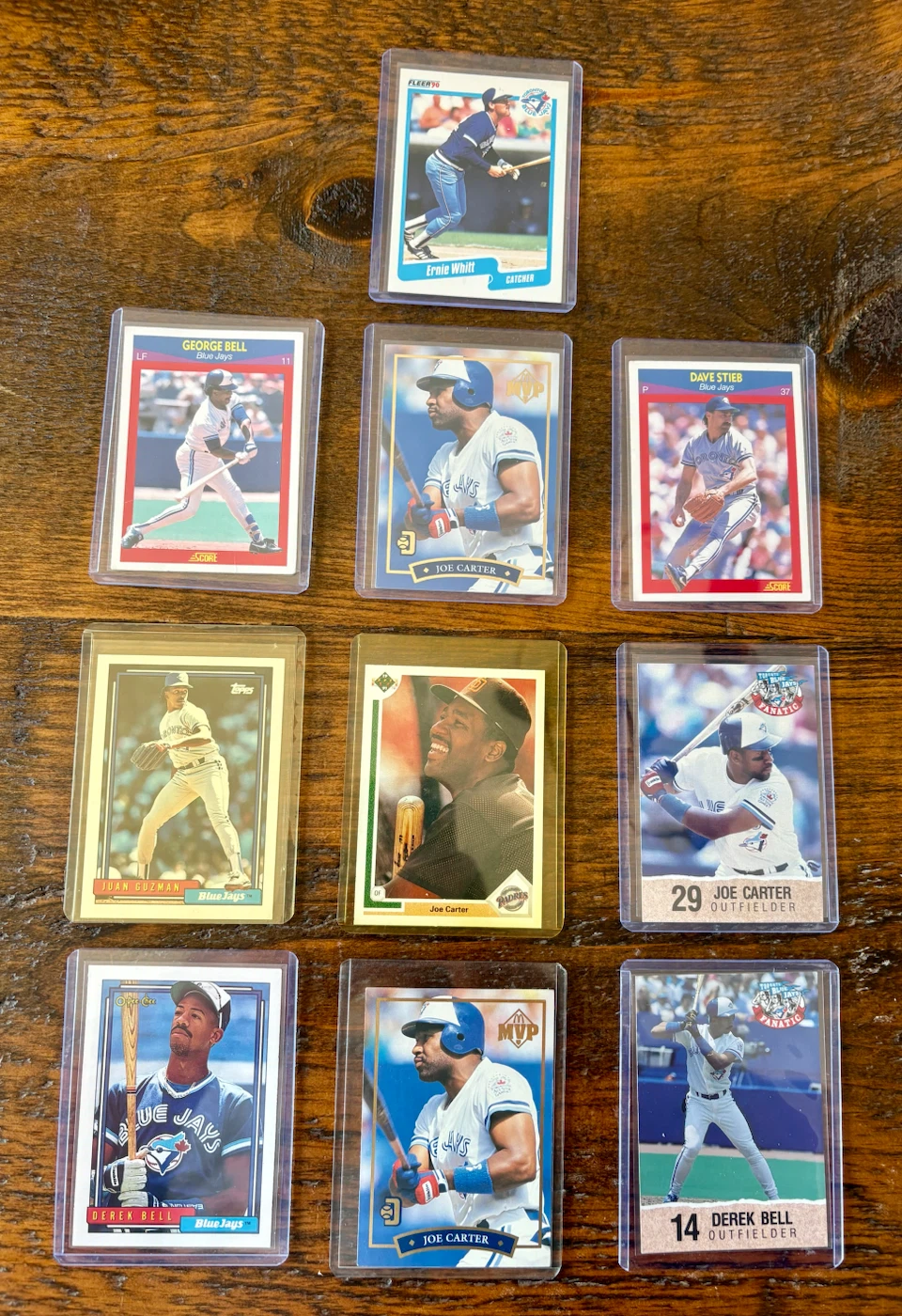 Rare Blue Jays Baseball Card Collection