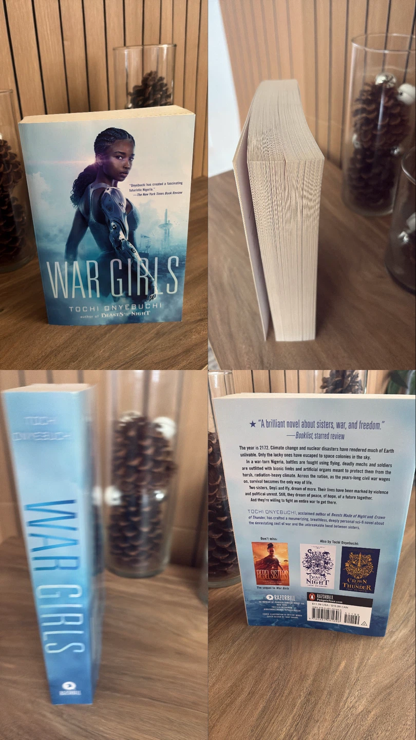 War Girls by Tochi Onyebuchi Paperback Book - photo 2