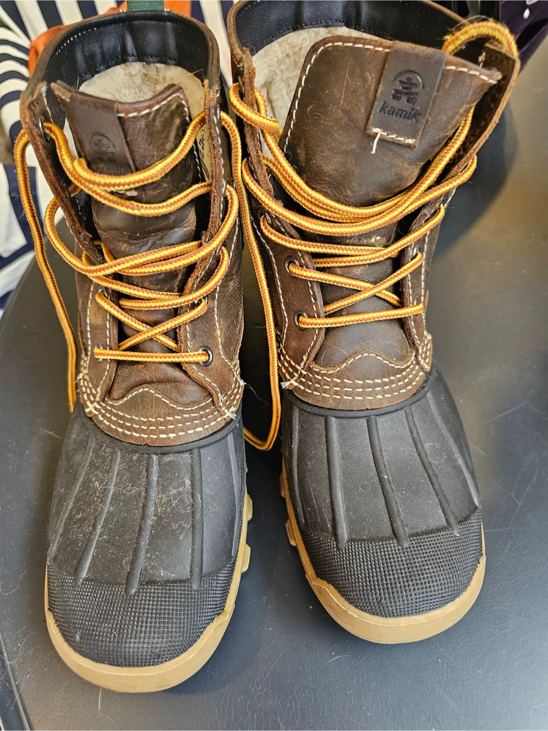 Kamik brown winter boots