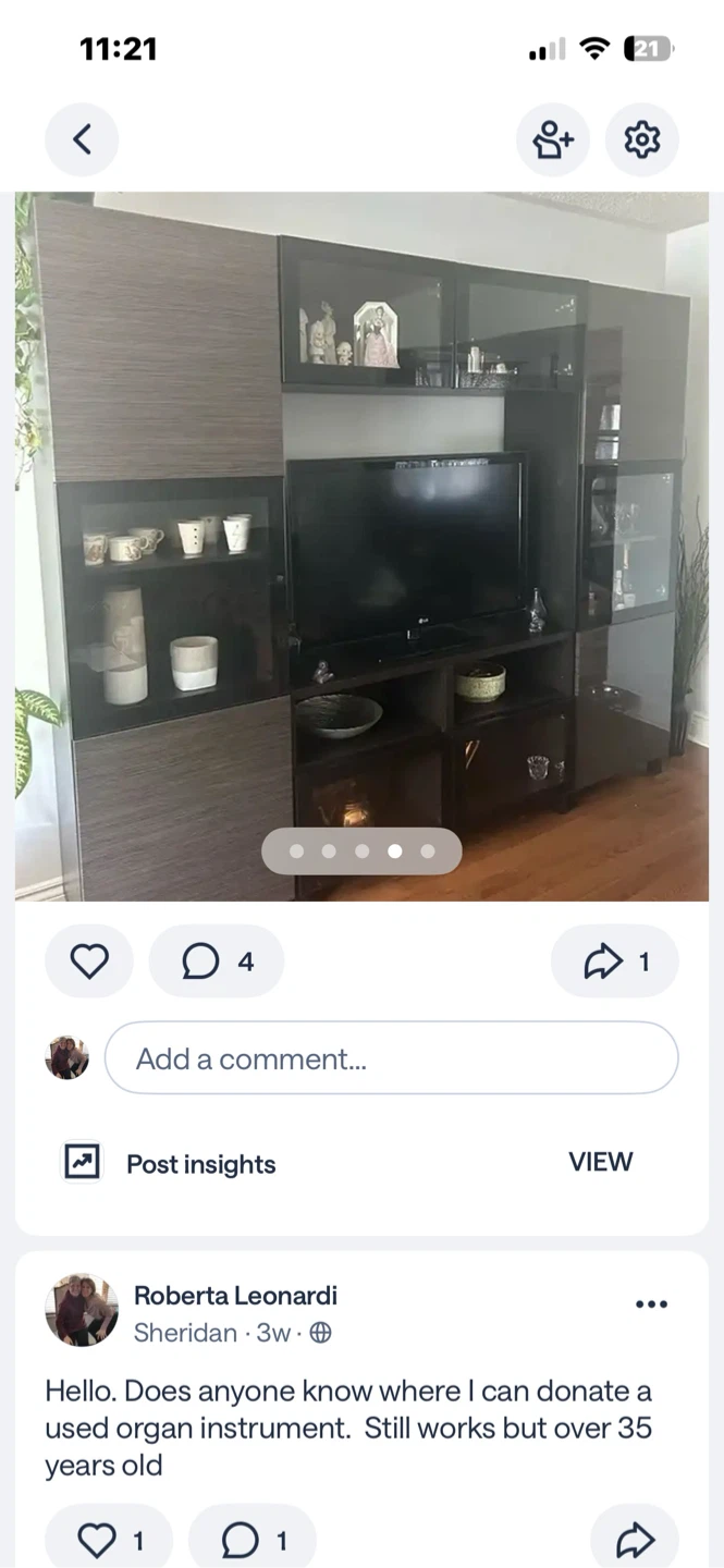 IKEA Entertainment Wall Unit – 4 Pieces – Excellent Condition
