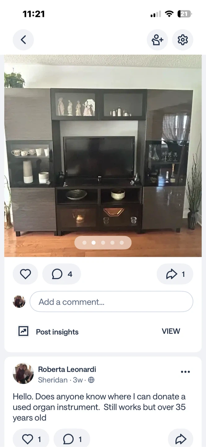IKEA Entertainment Wall Unit – 4 Pieces – Excellent Condition - photo 3