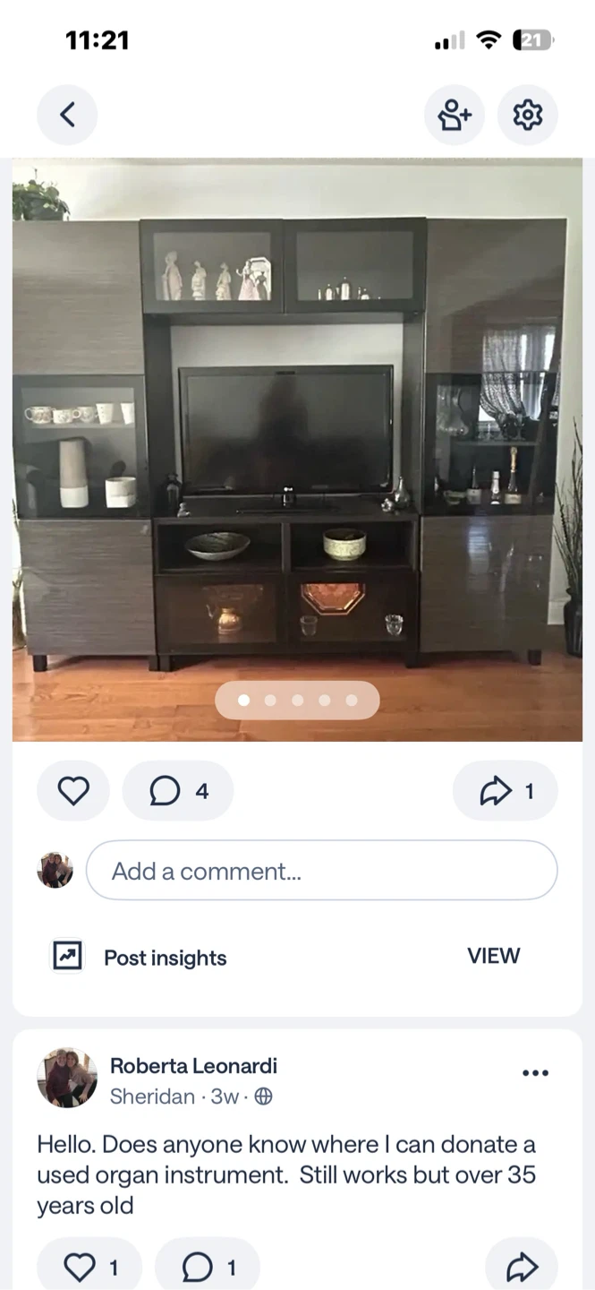 IKEA Entertainment Wall Unit – 4 Pieces – Excellent Condition - photo 4